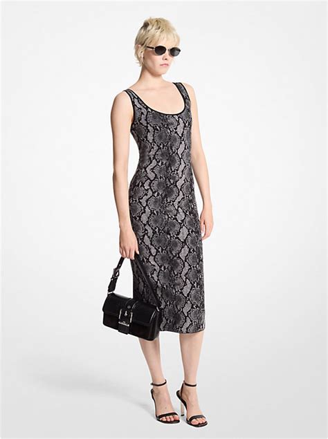 michael kors snake dress